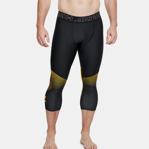 Under Armour Project Rock 3/4 Compression Leggings - Picture 2 of 9